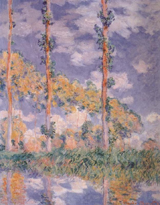 Claude Monet Three Trees china oil painting image